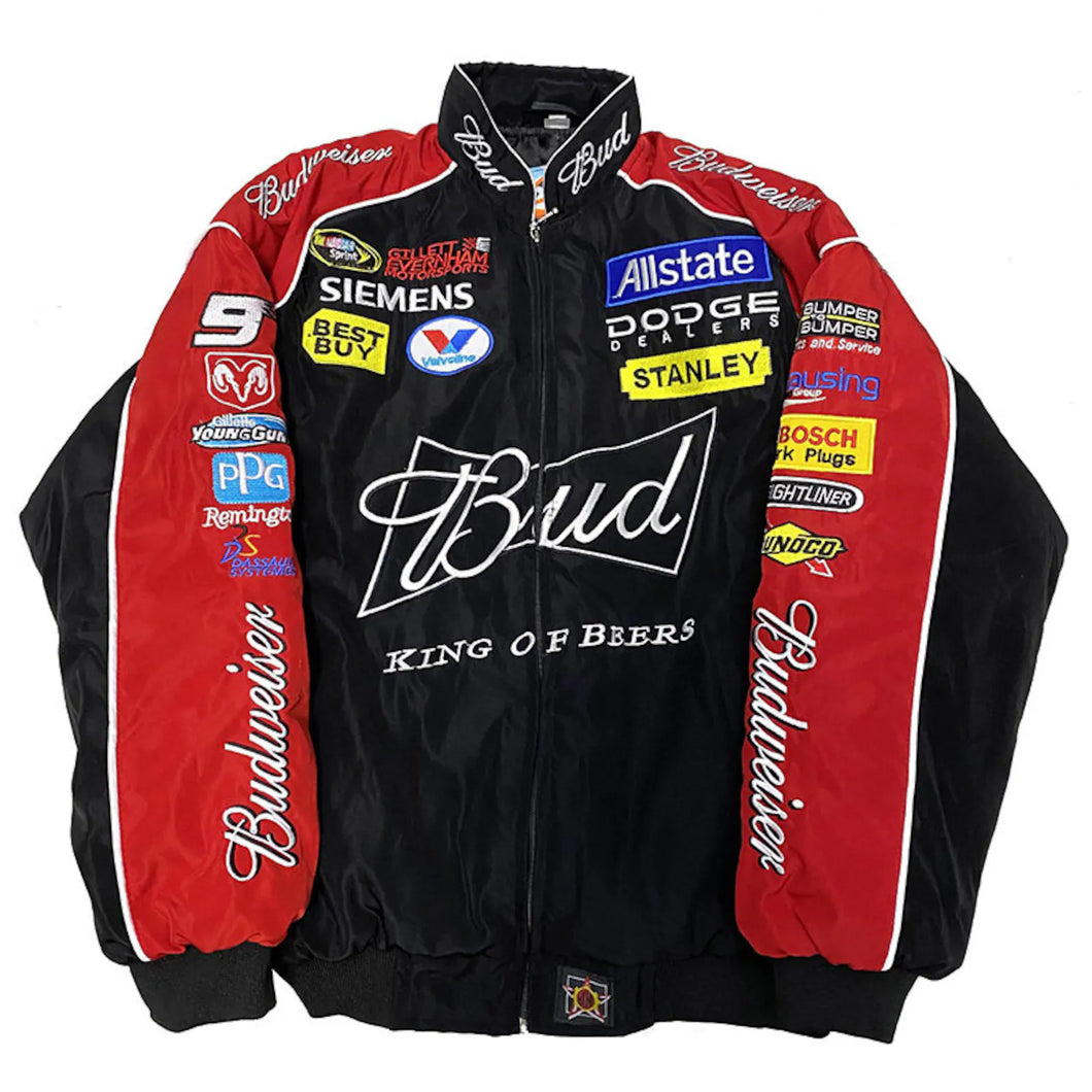 Nascar Vintage Jacket | Budweiser Vintage F1 Jacket | F1 Apparel Nascar Vintage Jacket | Budweiser Vintage F1 Jacket | F1 Apparel